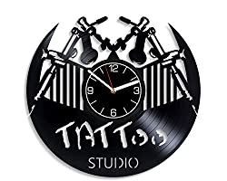 vinyl record wall clock