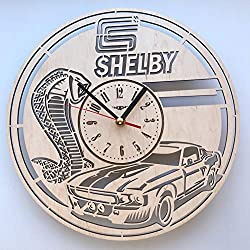 wall clock wood home decor