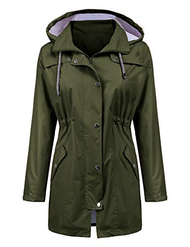 waterproof long hooded