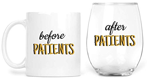 wine glass and coffee mug