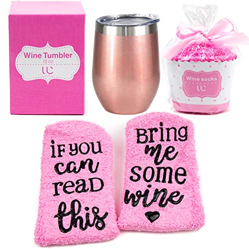 wine tumbler and cupcake set
