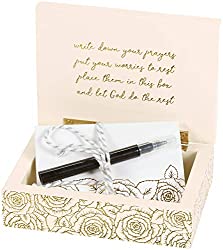 wood prayer trinket box