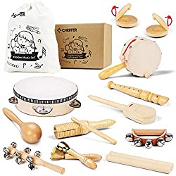 wooden  musical intrument set