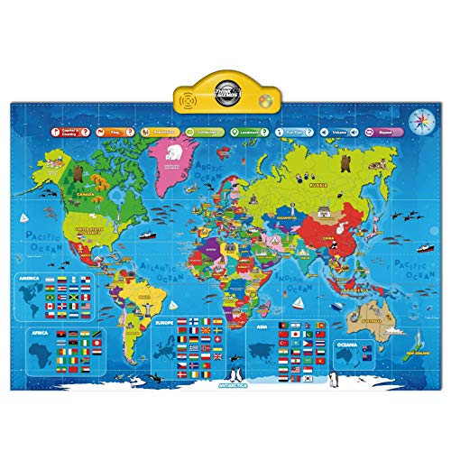 world map for kids