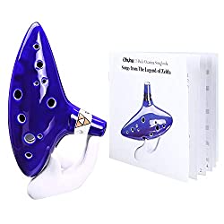zelda ocarina with songbook