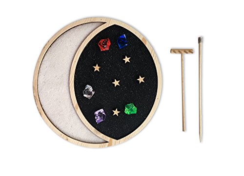 zen garden Moon stars